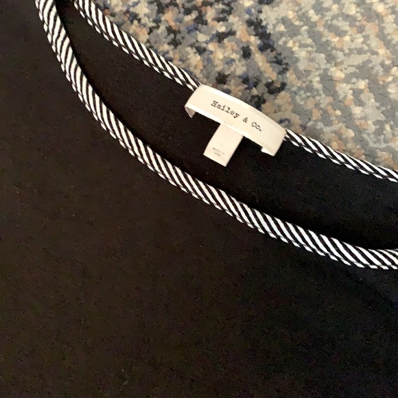 Hailey & Co. Layered look black and white top - Picture 3 of 5